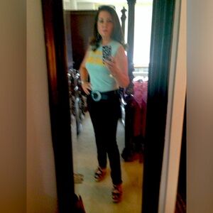 Black Chloe jeans.  They are European size 38 and I bought them in Italy.